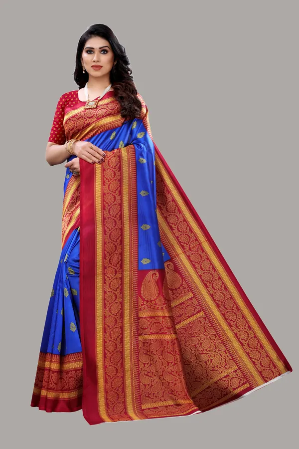 Beautifully_printed_Art_Silk_sarees_with_unstitched_blouse__Pujiamills